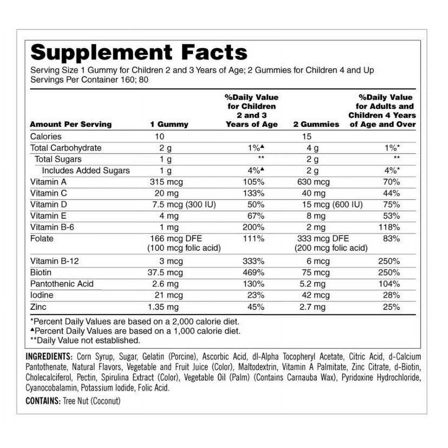 Kirkland Signature Children's Multivitamin, 160 Gummies
