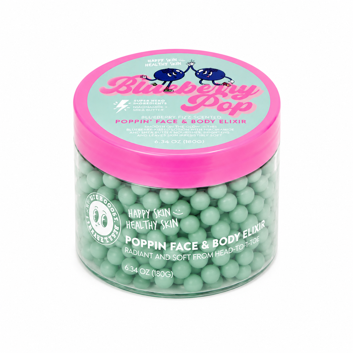 HAPPY SKIN, Gel Facial (Blueberry Pop)
