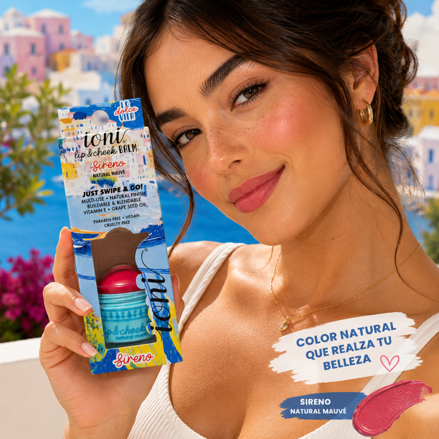Ioni Lip & Cheek Balm – Sireno Natural Mauve