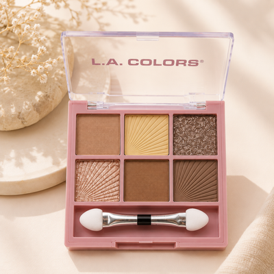L.A. COLORS 6 Color Eyeshadow – Tono Almost Nude