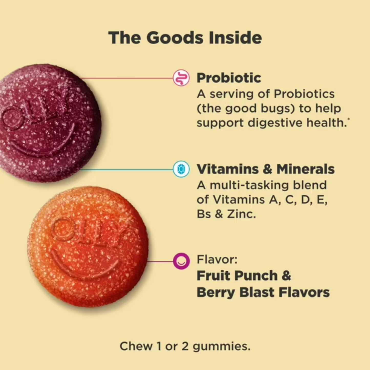 OLLY Kids Multivitamin & Probiotic, 160 Gummies