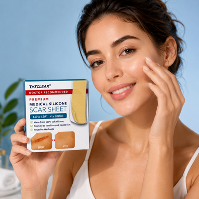 TOTCLEAR® Premium Medical Silicone Scar Sheet – Lámina de Silicona para Cicatrices