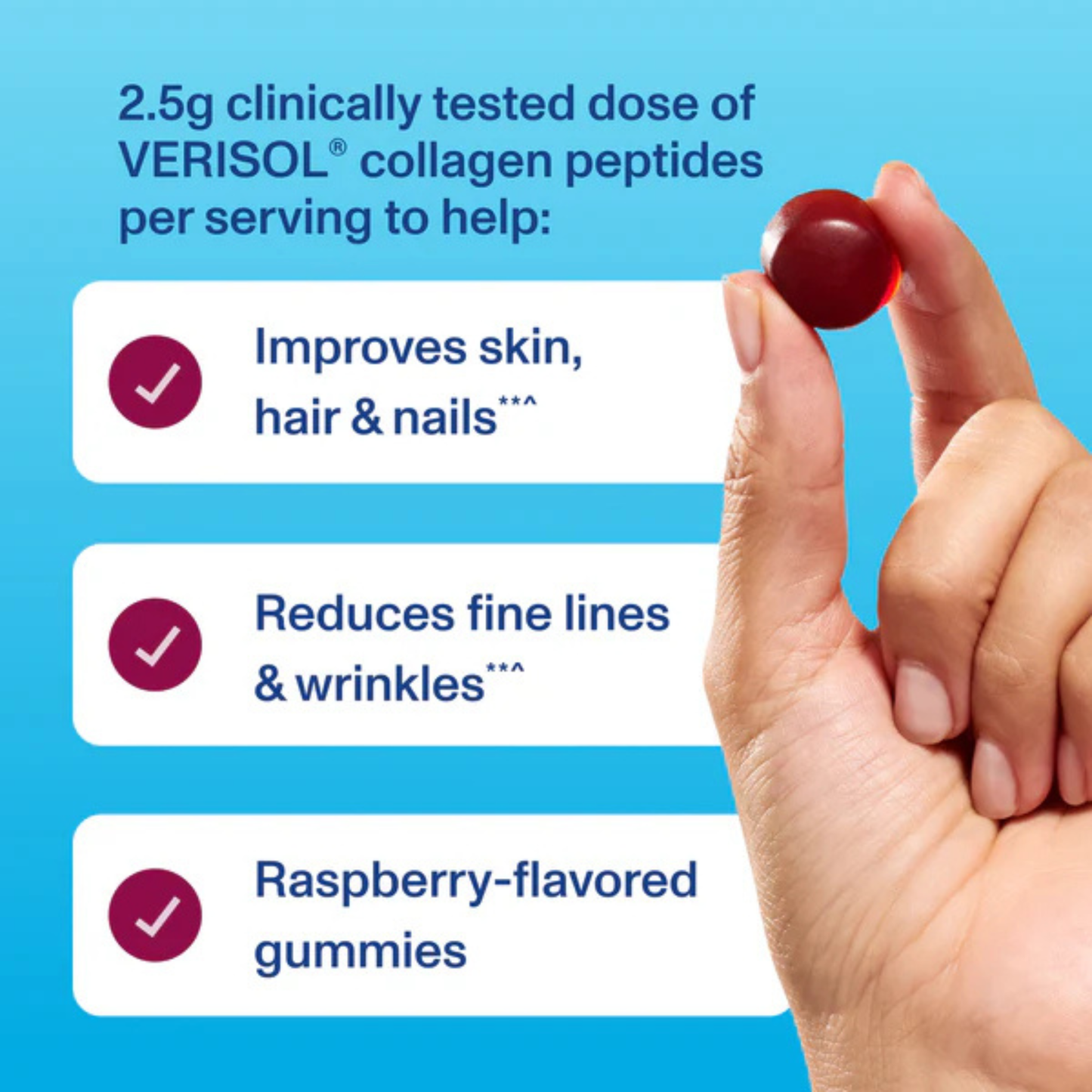 Vital Proteins Collagen Gummies, Raspberry 128 Count