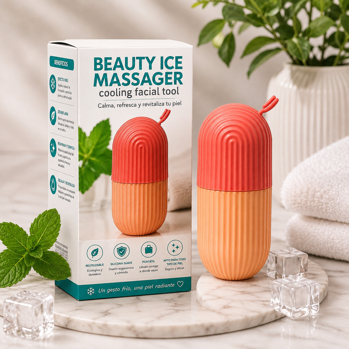 Masajeador Facial de Hielo