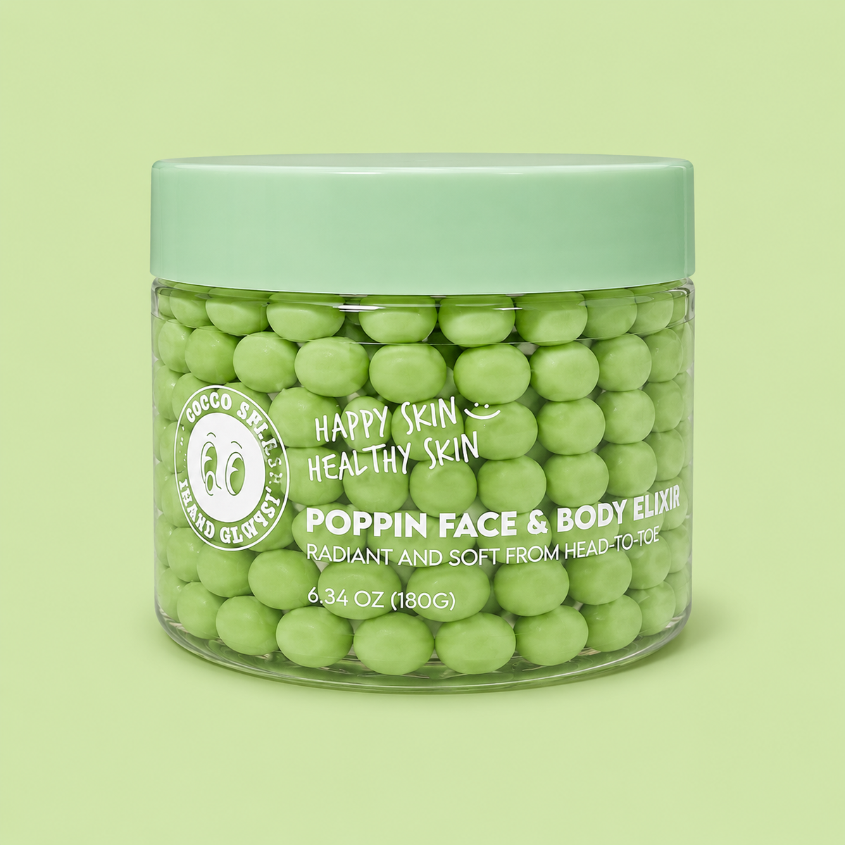 HAPPY SKIN, Gel Facial (Coconut Pop)