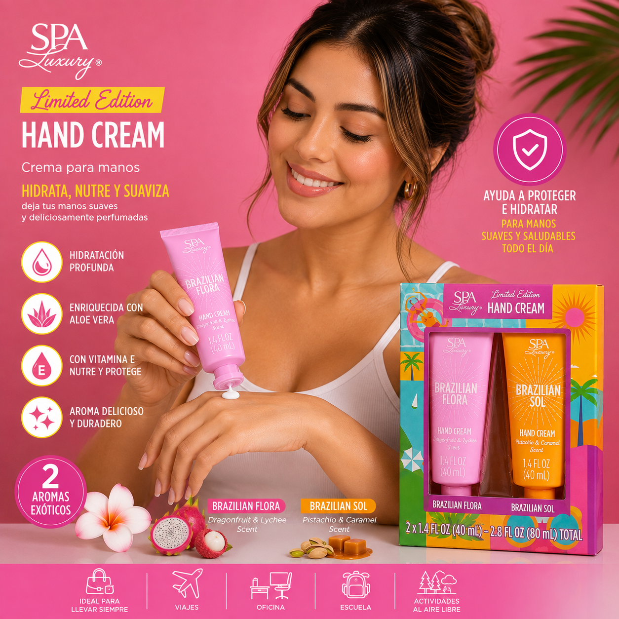 SPA Luxury Limited Edition – Set de Cremas para Manos (Brazilian Flora/Sol)
