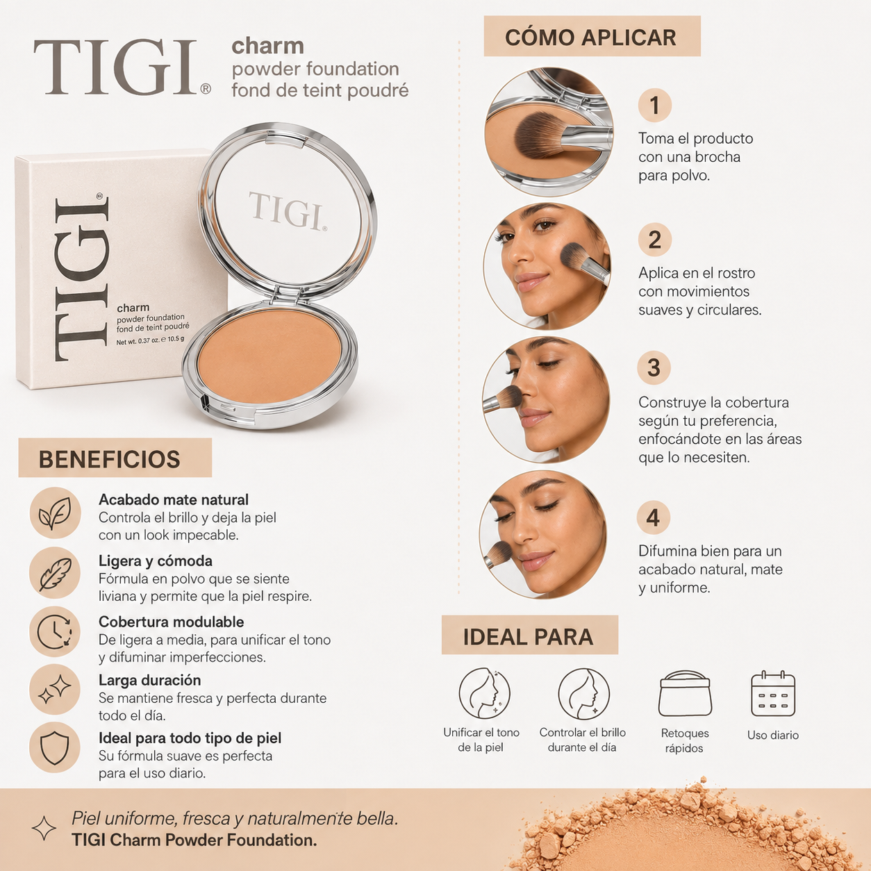 TIGI Powder Foundation (CHARM)
