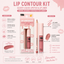 b.pure Lip Contour Kit – Glossy Liquid Lipstick & Lip Liner