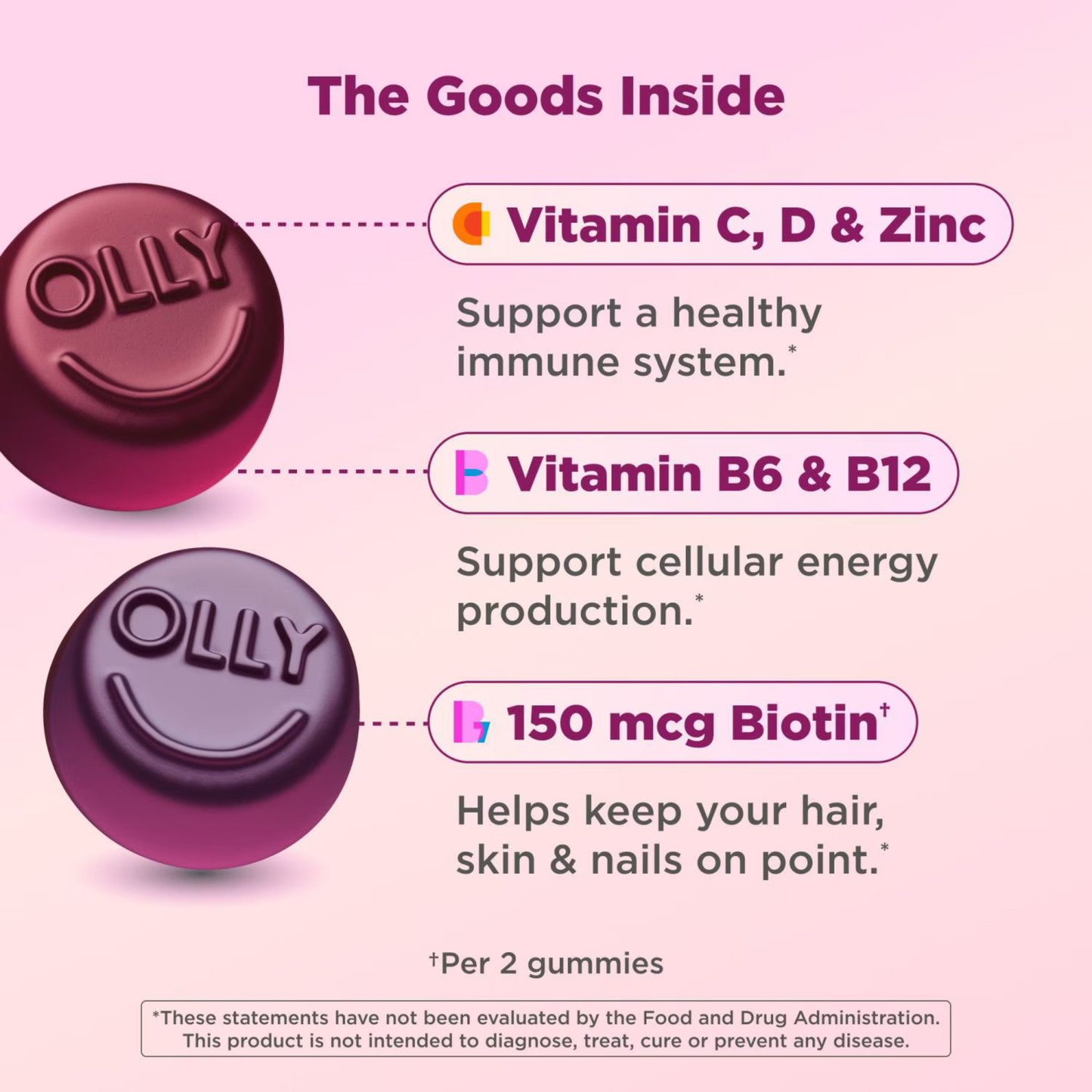 OLLY Women's Multivitamin Gummy, 200 Gummies