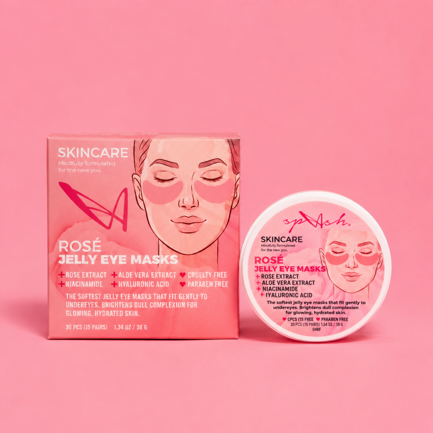 Rosé Jelly Eye Mask