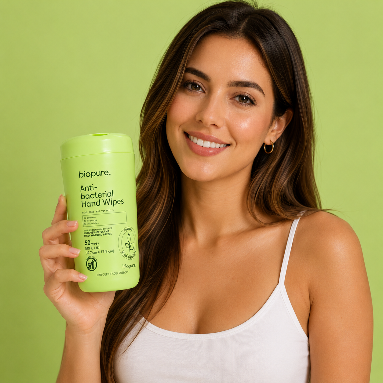 Biopure Anti-Bacterial Hand Wipes – Paños Húmedos Antibacteriales