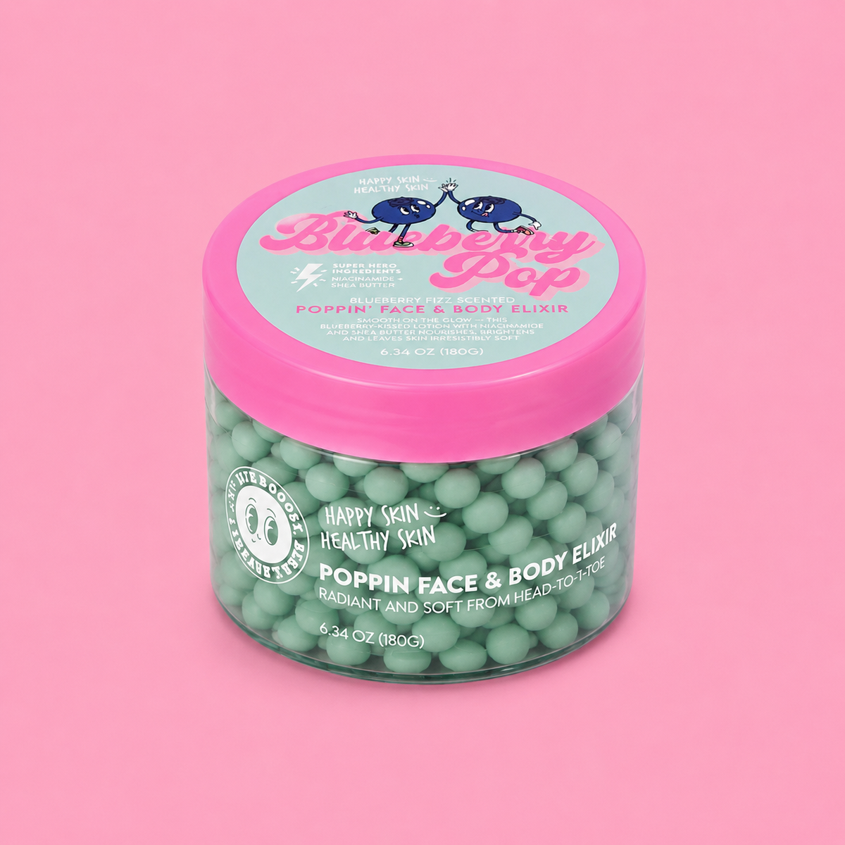 HAPPY SKIN, Gel Facial (Blueberry Pop)