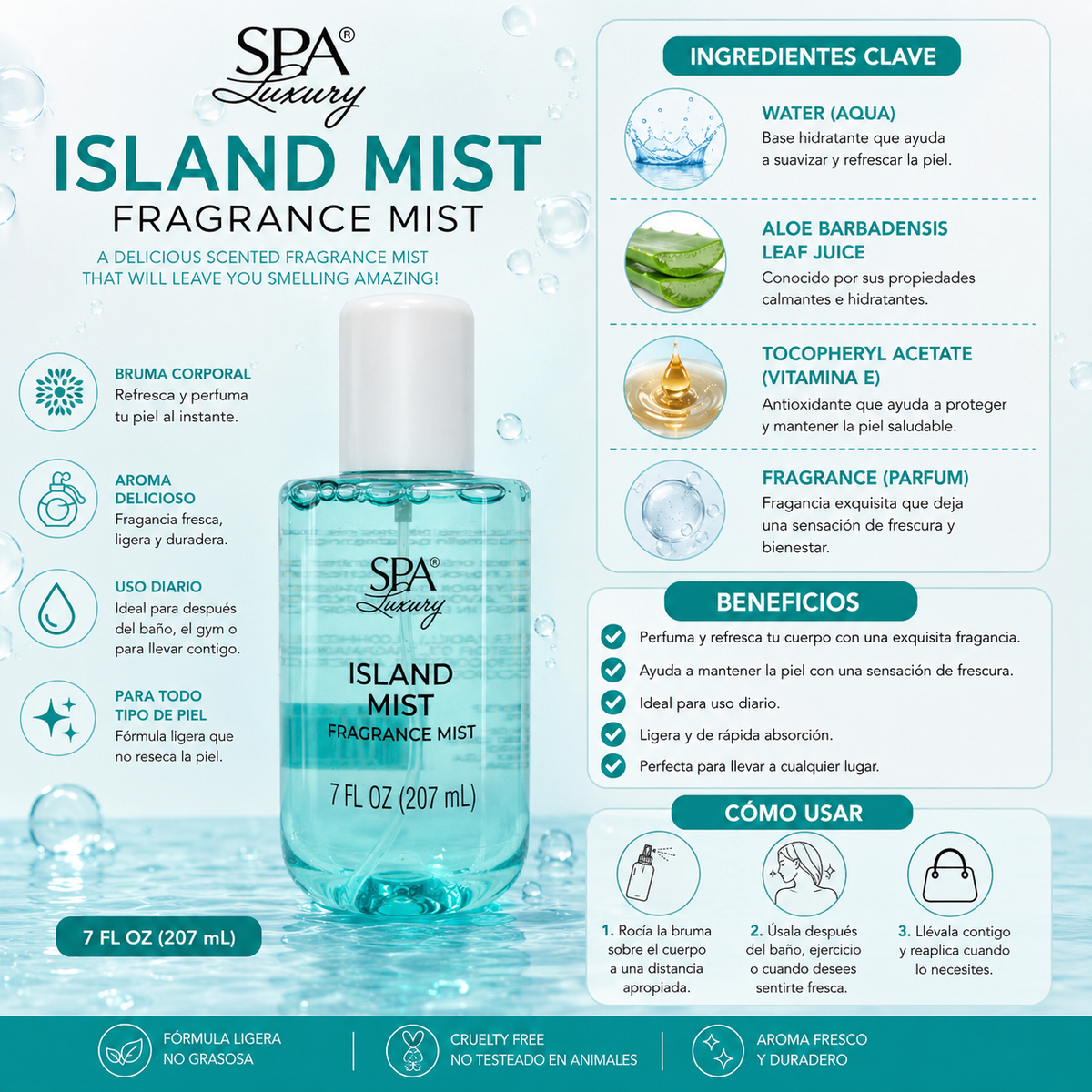 SPA LUXURY, Splash (Island Mist)