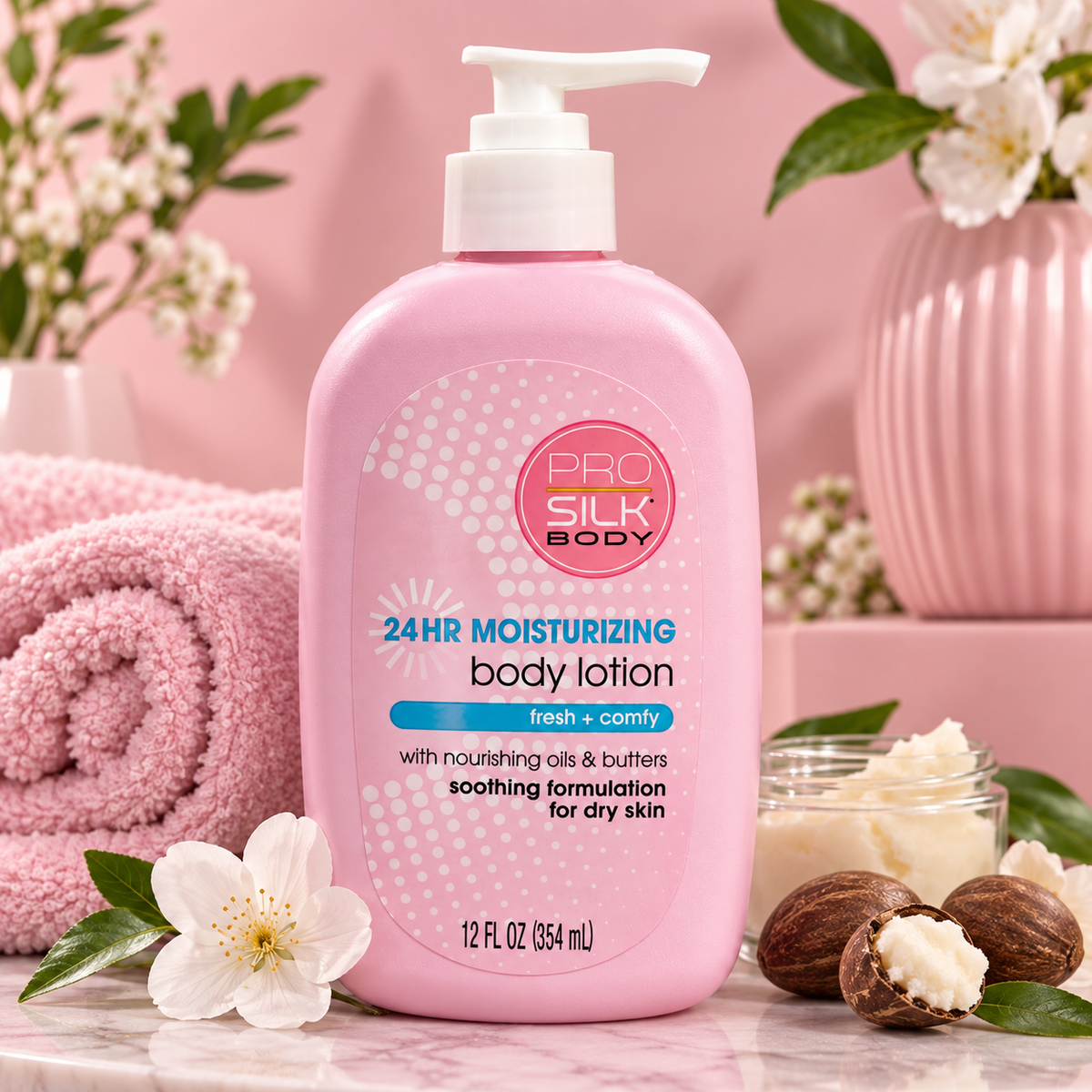 PRO SILK, Locion Corporal (Fresh + Comfy)