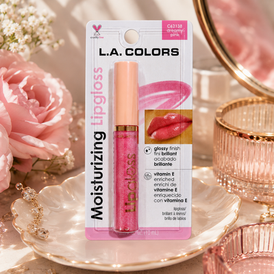 L.A. COLORS Moisturizing Lip Gloss – Dreamy Pink