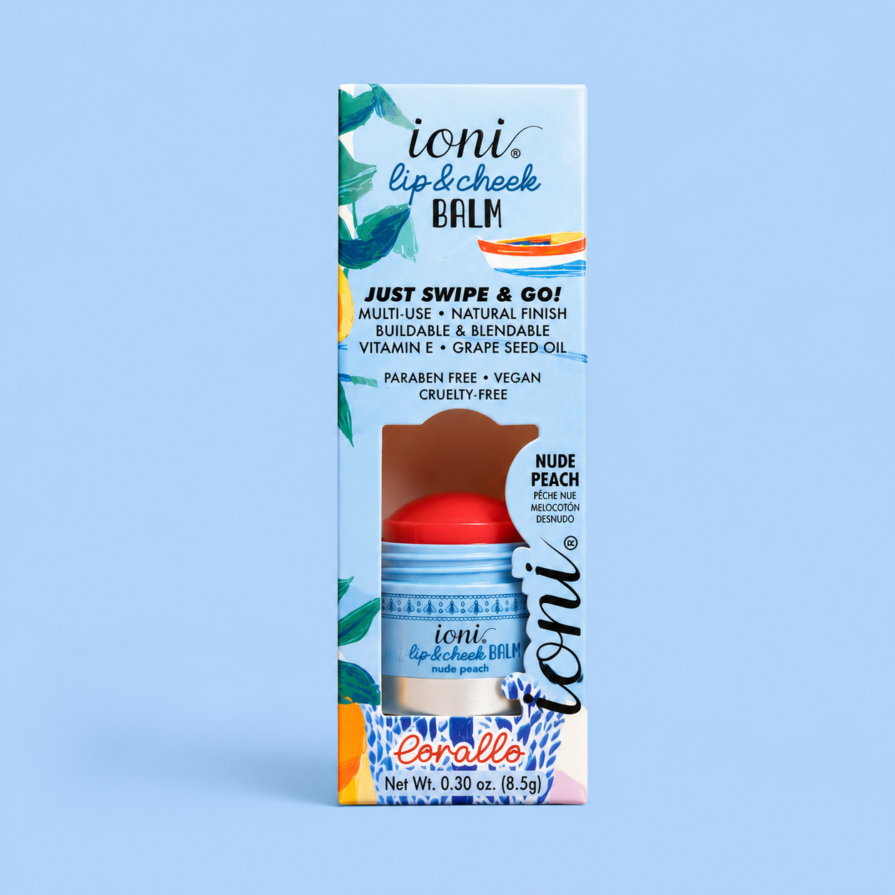 IONI Lip & Cheek Balm - Corallo -  (Nude Peach)