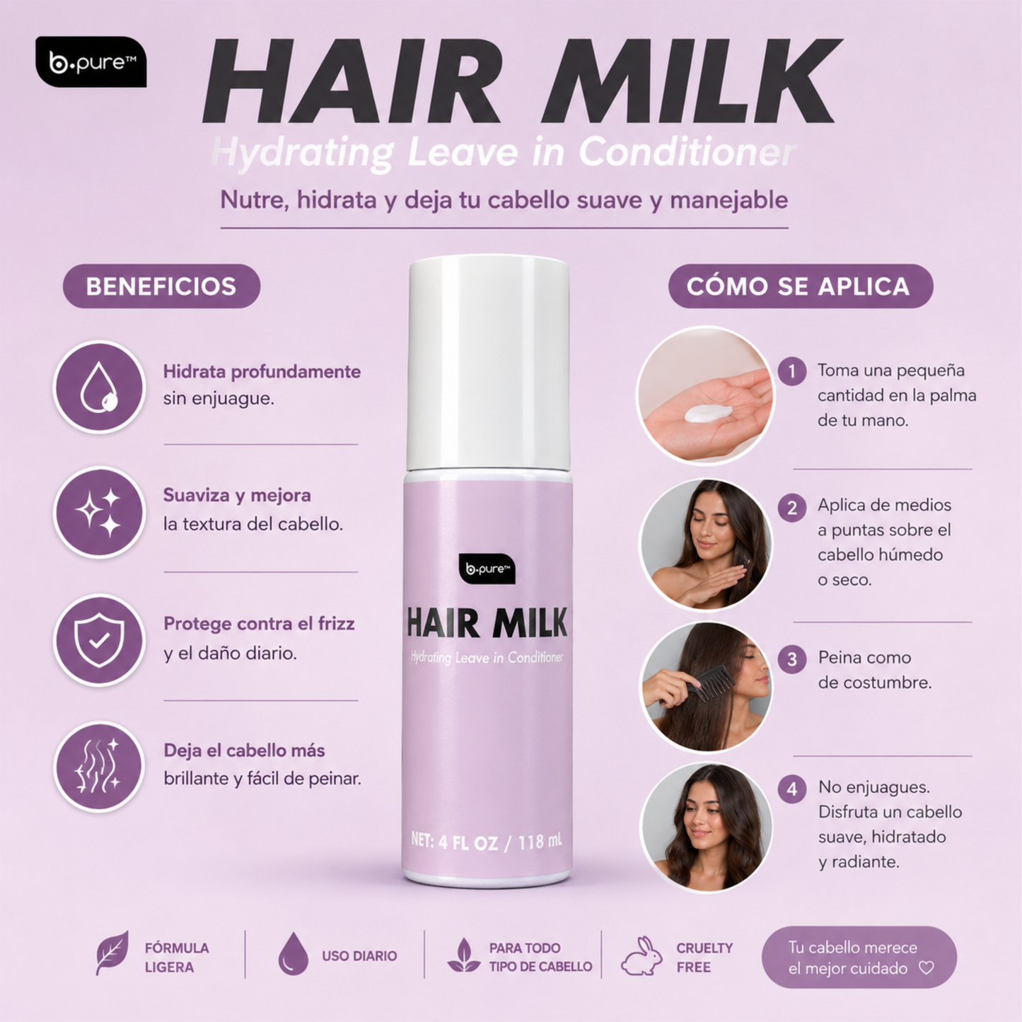 Hair Milk Hydrating Leave-In Conditioner