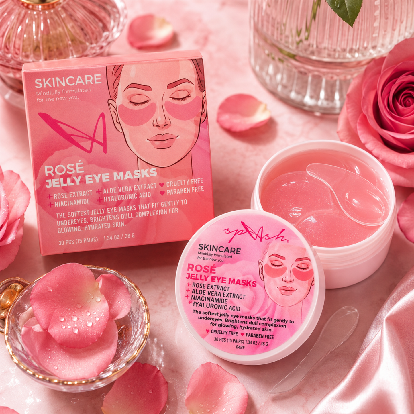Rosé Jelly Eye Mask