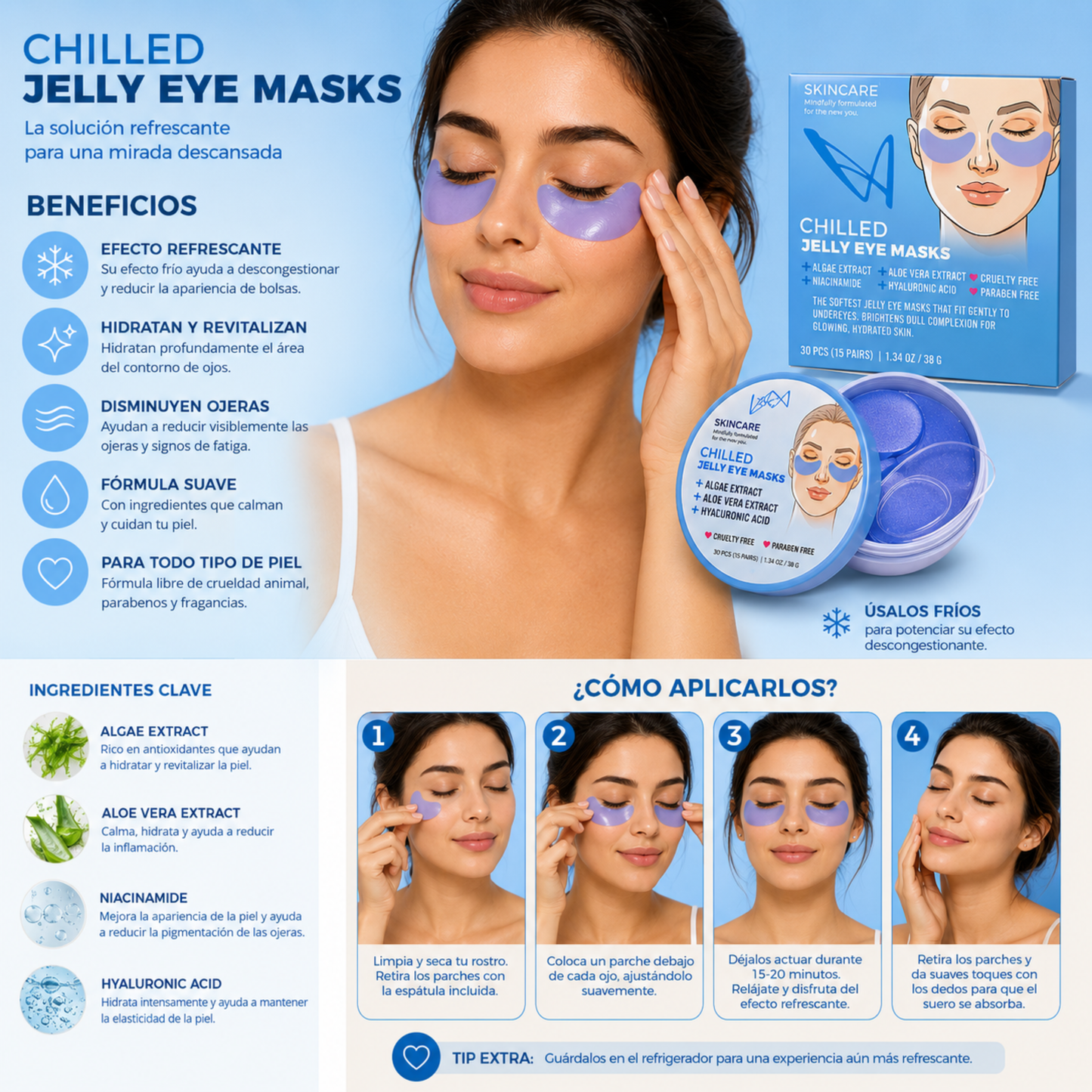 Chilled Jelly Eye Masks