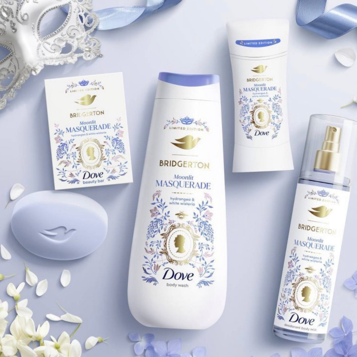 Dove Bridgerton Body Wash - Wisteria Scent - 20oz