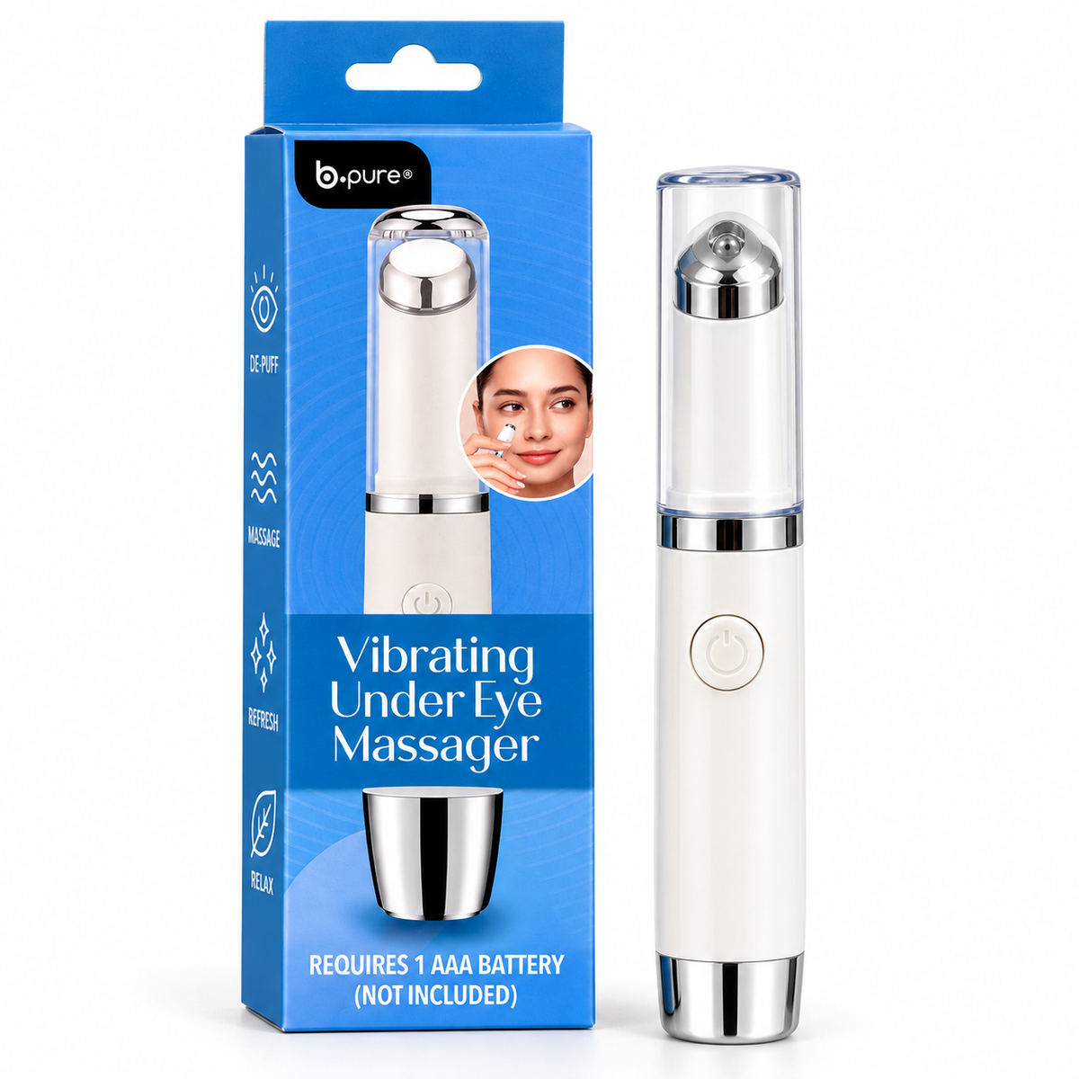 B. PURE, Masajeador para Ojos (White)