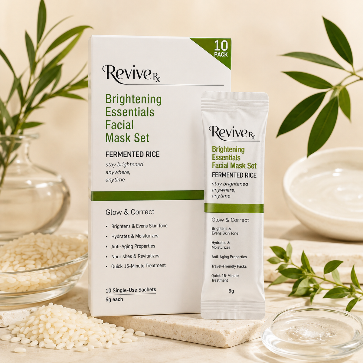 REVIVE Rx, Mascarilla Aclarante (Arroz Fermentado)