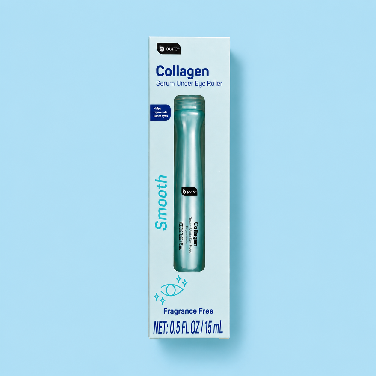 B•pure Collagen Serum Under Eye Roller – Smooth