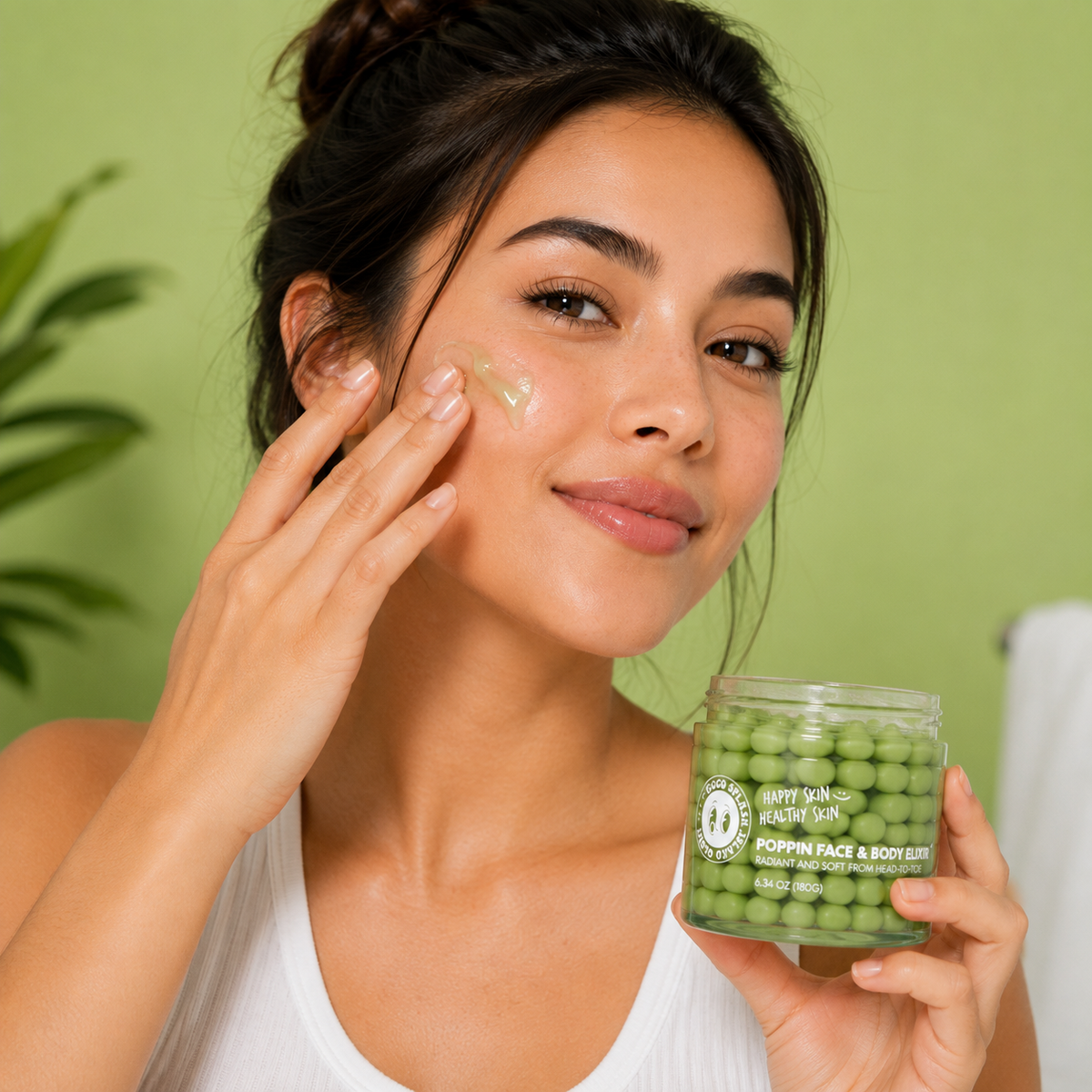 HAPPY SKIN, Gel Facial (Coconut Pop)