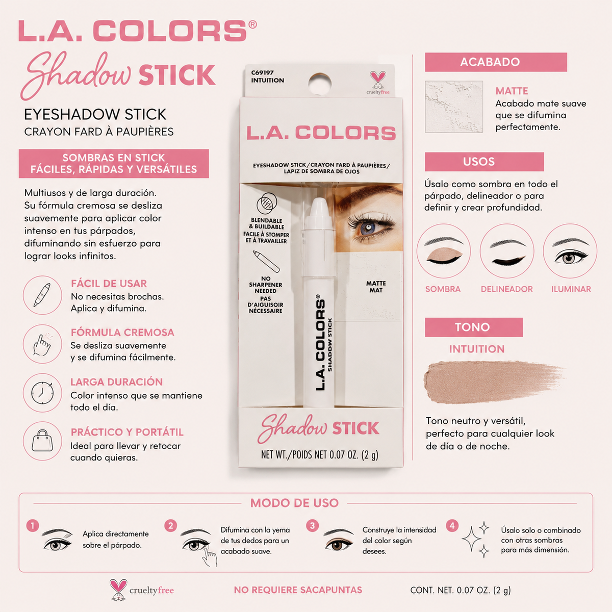 L.A. Colors, Lapiz de Ojos