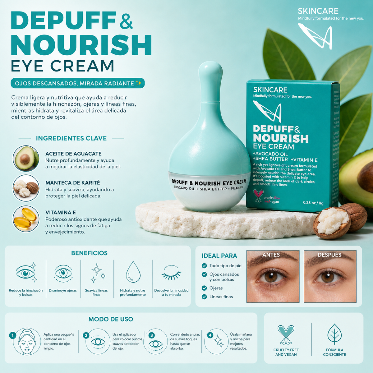 LA SPLASH, Crema para los ojos