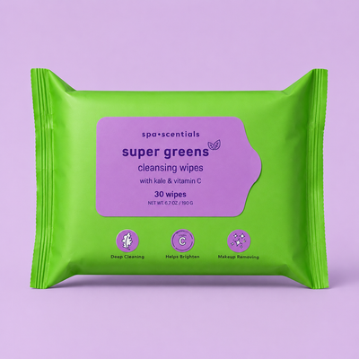 SPA ESSENTIALS, Toallas Faciales, Super Green