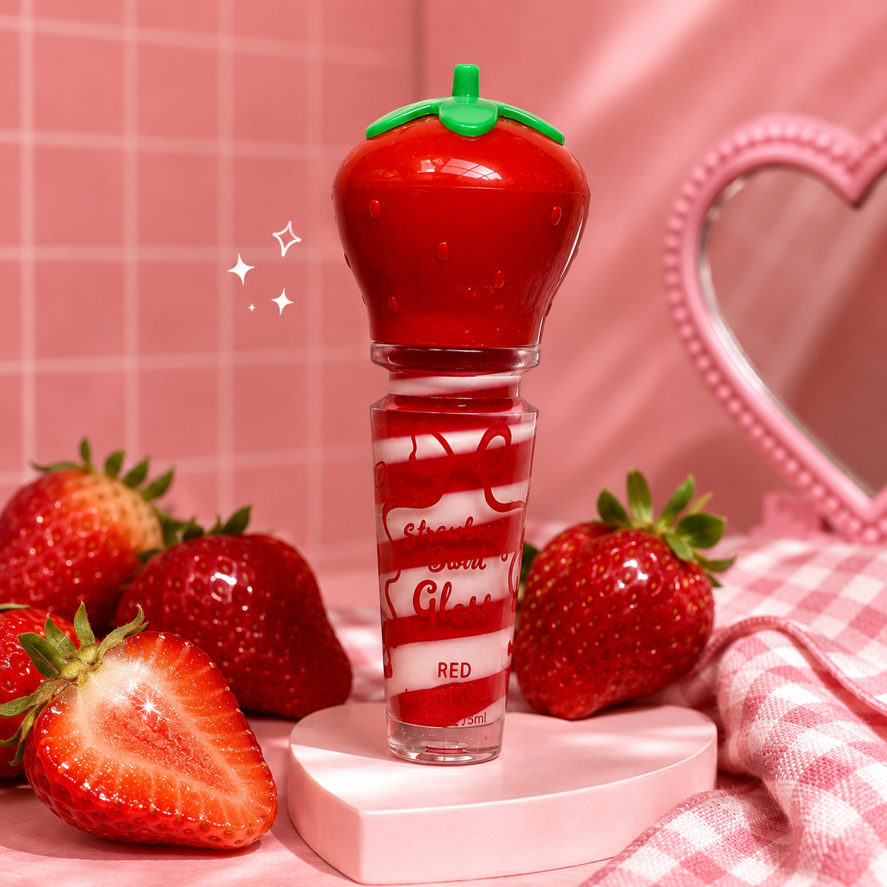 Ioni Dolly’s Adventure Strawberry Swirl Gloss – (Red)