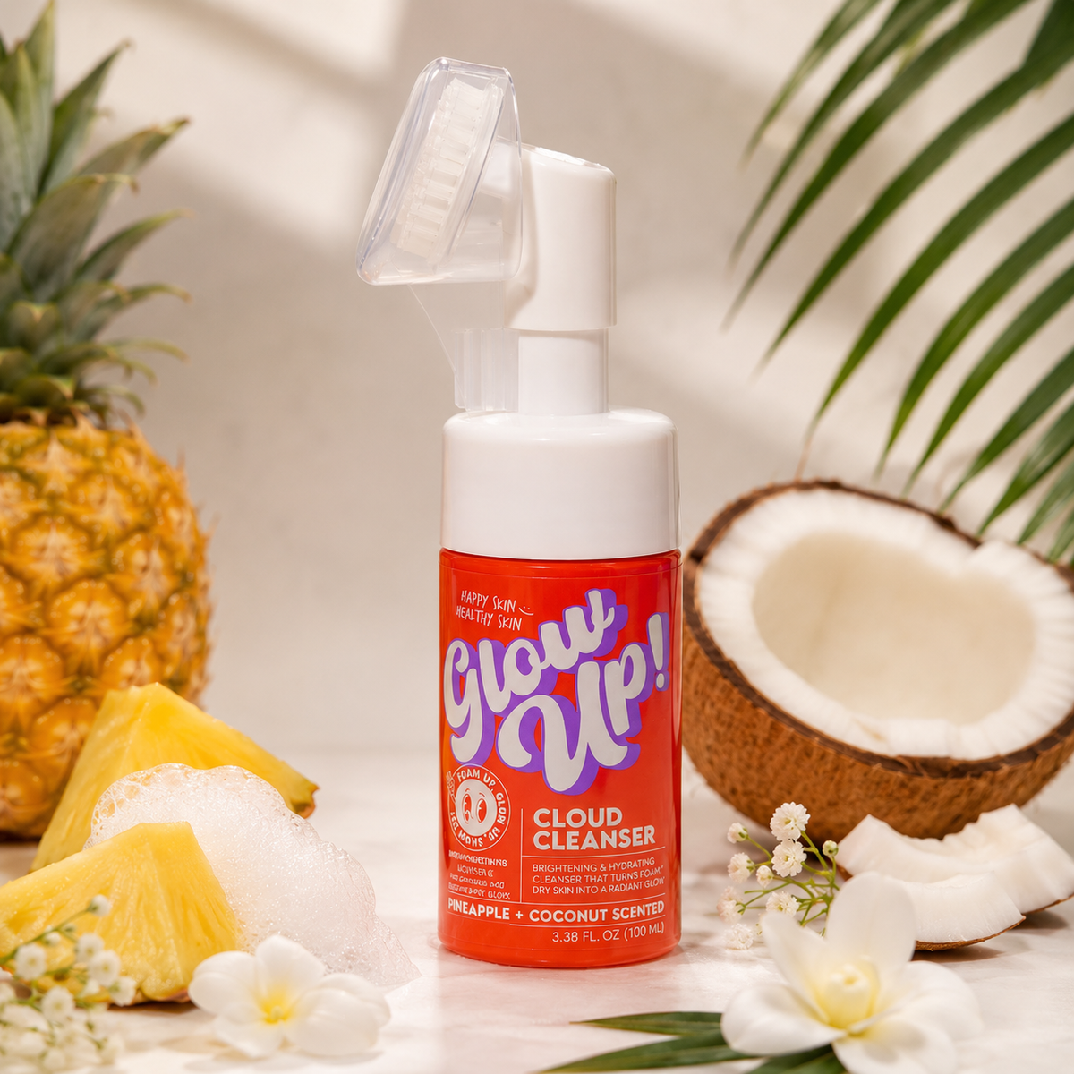 HAPPY SKIN, Limpiador Facial Espuma