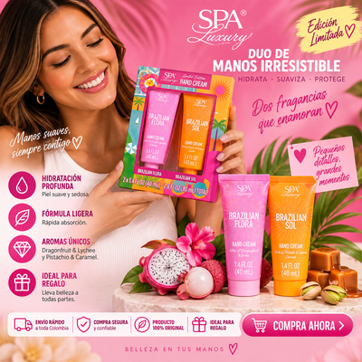 SPA Luxury Limited Edition – Set de Cremas para Manos (Brazilian Flora/Sol) *47